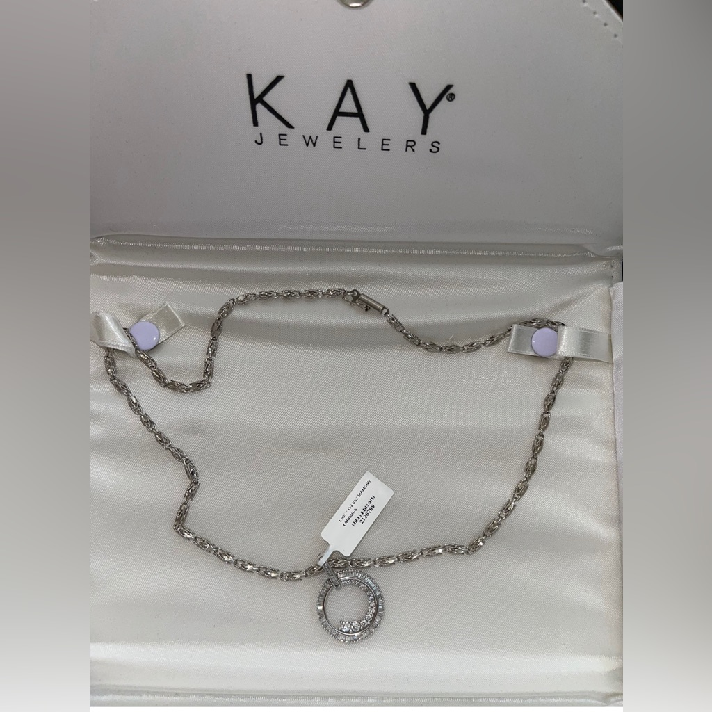K A Y 14k Gold And Diamond Necklace